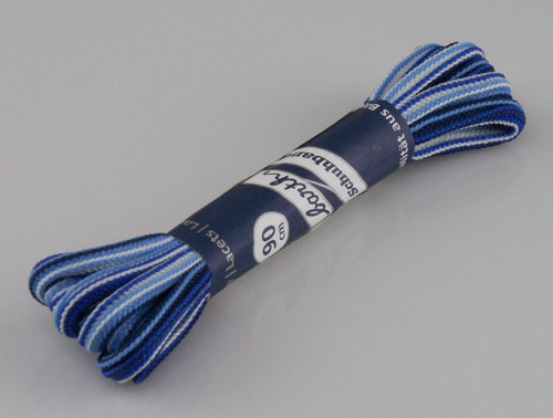 Barth SPORT lacets ronds épais bleues 075 cm