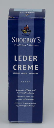 Shoeboys 9076 LEDER CREME Tube hellblau 75 ml