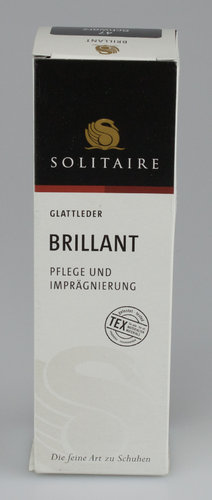 Solitaire crème cuir tube noir 75 ml