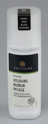 Solitaire VELOURS U. NUBUK PFLEGE Flasche schwarz 75 ml