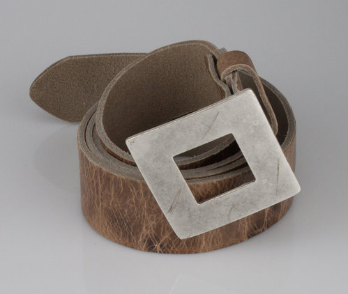 Deero 4056 BASIC ceinture sable-usé 4 cm
