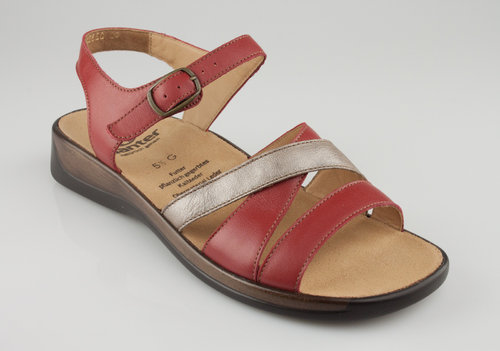 Ganter 202581-4118 MONICA sandales rosso-cotton