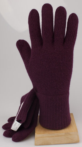 Ganterie 3004-420 MERINO gants tricotés pour hommes bordo