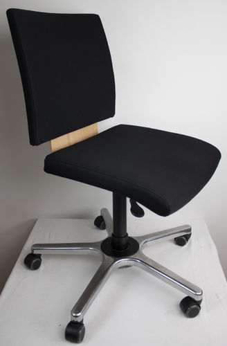 Moizi M36 Bürostuhl Rücken gepolstert Flex schwarz