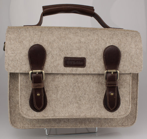 The Felters 00382 THE BUSINESS Schultertasche light brown