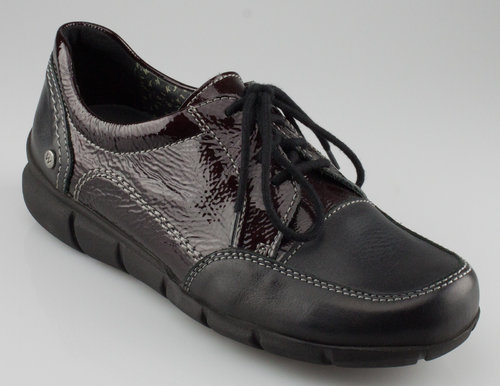 Wolky 5310-651 AMALFI chaussures à lacets bordo patent
