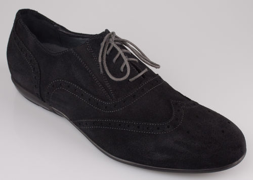 Batz MAX chaussures à lacets velour noires