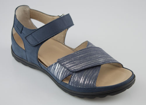 Hartjes 36832-48/48 XS RÖMER sandales nubuck avec gravures bleu acier