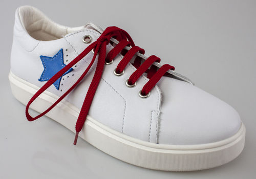 Däumling 650181M81 USA Chaussures à lacets odissea blanc