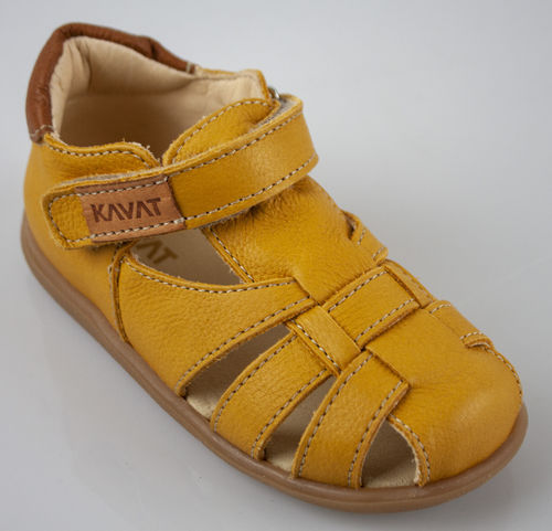 Kavat 10209211-979 RULLSAND EP sandales cuir ambre jaune