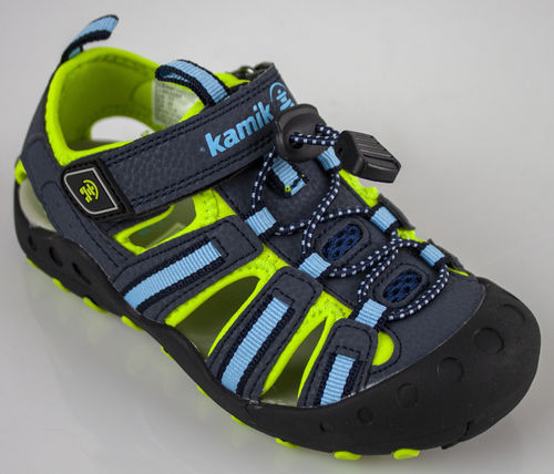 Kamik CRAB Sandales avec protection des orteils bleu