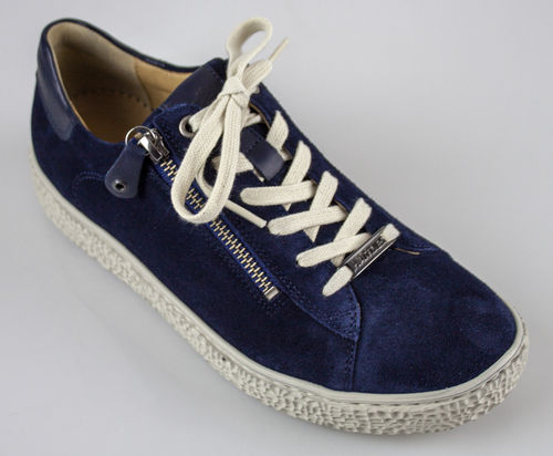 Hartjes 140162-47/47 PHIL chaussures à lacets/Zip Velour/Nappa bleu foncé