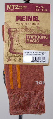 Meindl 9631-76 MT2 LADY Trekking Basic Socken Mischgewebe orange