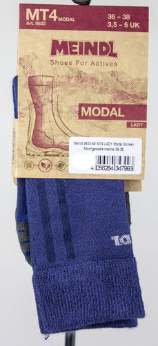 Meindl 9633-49 MT4 LADY Modal Socken Mischgewebe marine