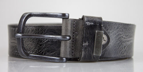 Greenbelts 15XL110/44 ROBIN ceinture pleine bétail wax vintage patina cuir-40mm gris XL