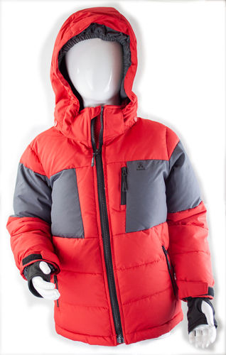 Kamik Wear jacket Boys WP LUNAR waterproof/warm red charcoal