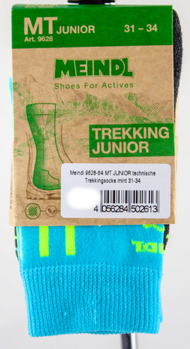 Meindl 9628-64 MT JUNIOR technical trekking socks mint