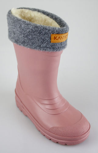 Kavat 1241572-876 GIMO WP rubber boots w. wool sock ash rose