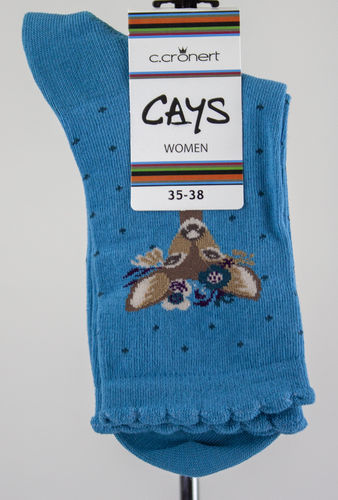 Cays 18831-2033 CHAUSSETTES LONGUES BAMBI turquoise