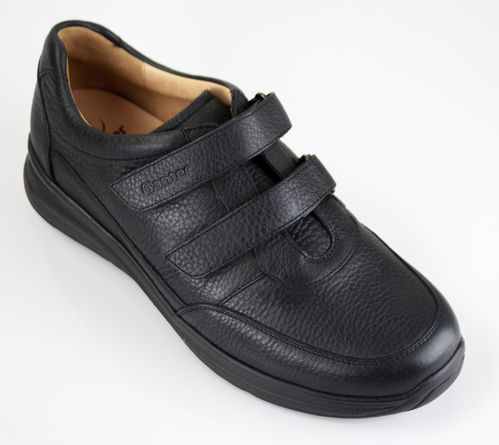 Ganter 257470-0100 HARALD H velcro shoes Econappa/Kork black
