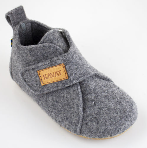 Kavat 294115212-940 Ulvshytan WB Velcro slippers wool grey