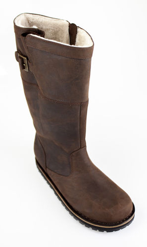 Waldviertler  SÜDPOL WF boots leather jacques dark brown