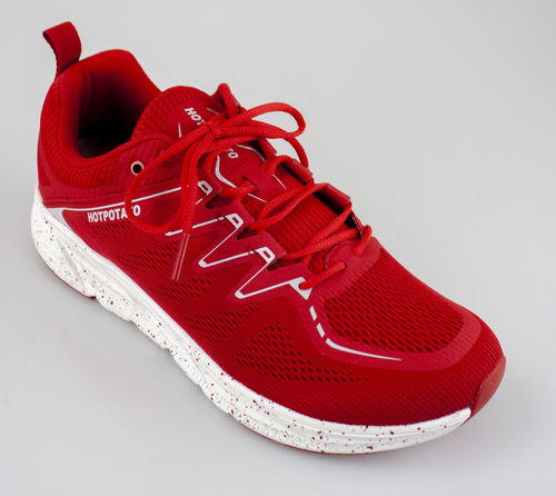 Hotpotato R7 chaussures aux lacets maille rouge