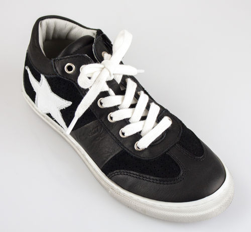 Däumling 600011M70 BERNO chaussures à lacets/Zipp Porto noir