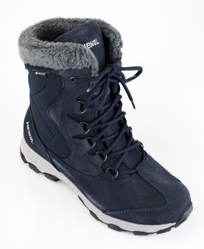 Meindl 7664-68 CIVETTA LADY GTX laced up boots Velour-Mesh-wool night blue
