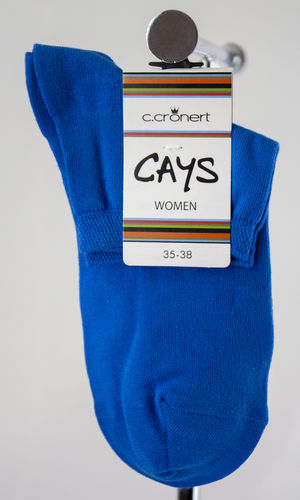 Cays 14330-1783 UNI chaussettes sneaker coton bleu