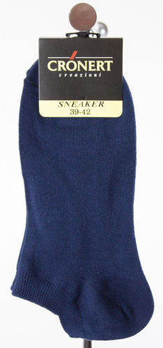 Crönert 26601-1920 UNI SNEAKER men socks cotton navy