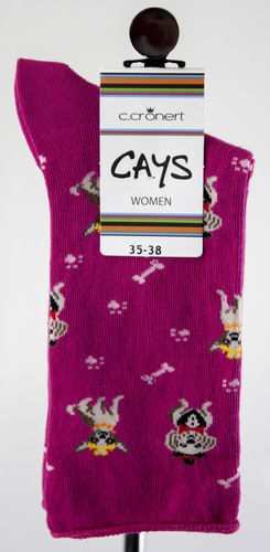 Cays 18941-1543 CHIHUAHUA chaussettes longues coton rose