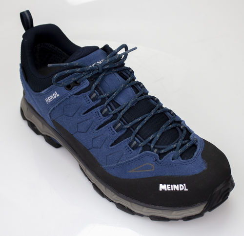 Meindl 3966-49 LITE TRAIL GTX chaussures à lacets WP velour cuir marine-bleu foncé