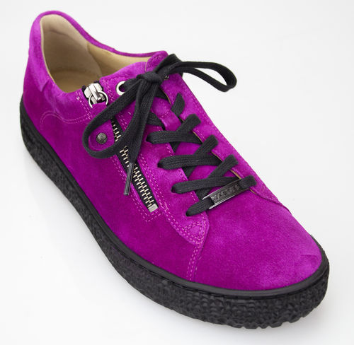 Hartjes 162.1401/30 29/01 PHIL H laced-up shoes/Zipp Velour pink/black