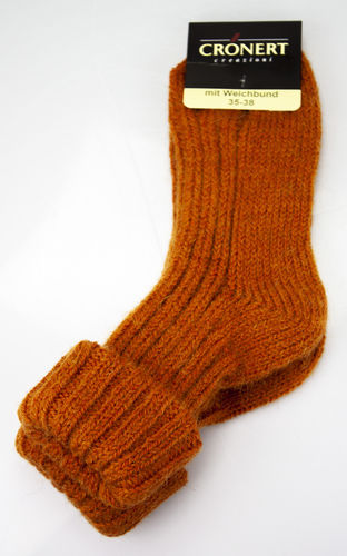 Crönert 15423-1156 SVENJA ladies socks wool rust