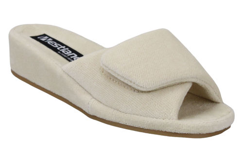 Westland 63025-201 ALZING slippers Terry cloth beige-kombi