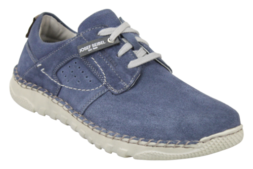 Josef Seibel 42704-505 WILSON 04 chaussures à lacets velour/combi bleu foncé