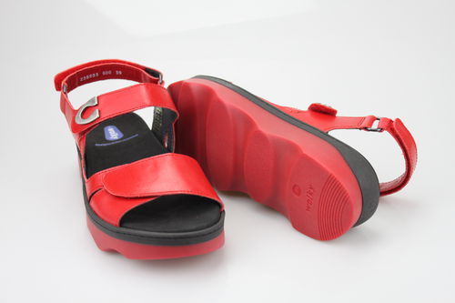 Wolky 235033-500 MEDUSA REFLEX sandale cuir rouge